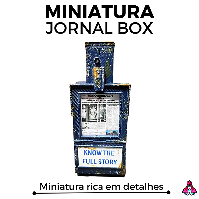 Miniatura da marca Custom versão ''Jornal Box'' na cor Azul *Realista*