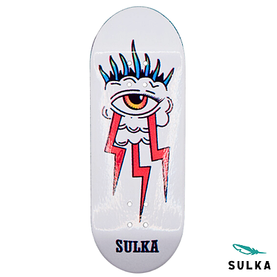 Deck marca Sulka modelo ''Eletric Eye'' 34mm *New Mold* formato ''Regular'' Heat Transfer Real Wear