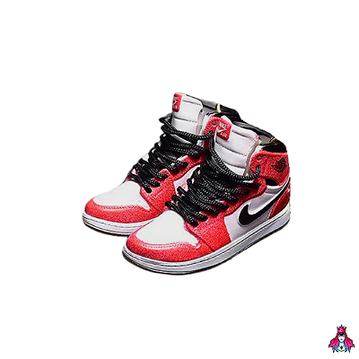 Mini Sneakers Nike Air Jordan Branco & Vermelho