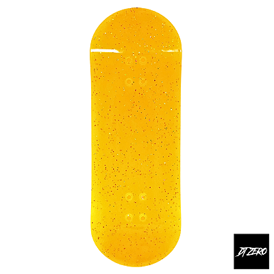 Deck da marca DT-Zero versão em Acrílico molde *High* 34mm Laranja (Brilha no escuro)