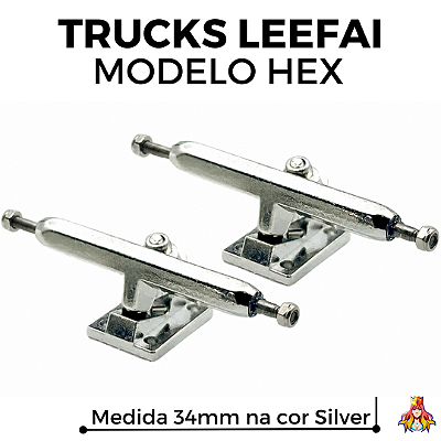 Trucks Leefai Hex 34mm - Silver