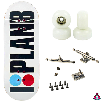 Fingerboard Premium Completo 34mm - Deck Custom + Trucks PRO 3.0 + Rodas CNC' V2 Street + Tape Alien Stardust II