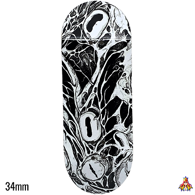 Deck Custom Premium 34mm - “Dark Eyes“ - com Tape Alien