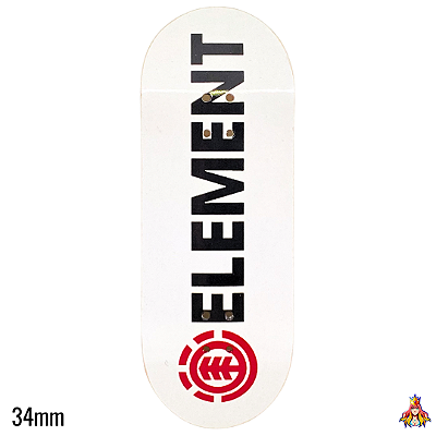 Deck Custom Premium 34mm - “Element Logo“ - com Tape Alien