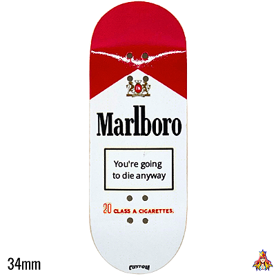 Deck Custom Premium 34mm - “Marlboro“ - com Tape Alien