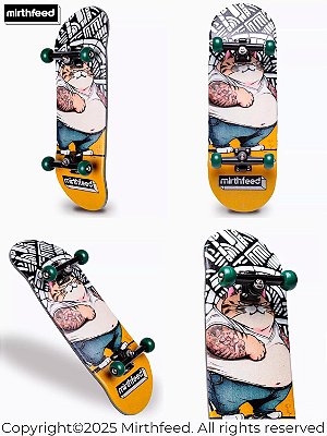 Fingerboard Completo Mirthfeed 32.5mm Heat-Transfer modelo Fatty