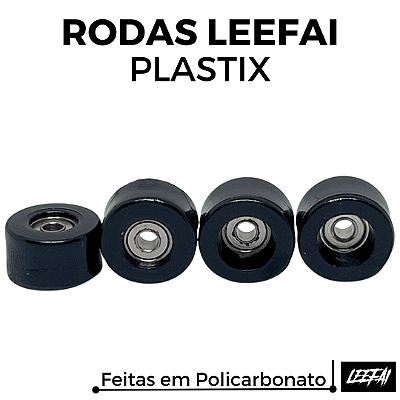 Rodas Leefai Plastix cor Black