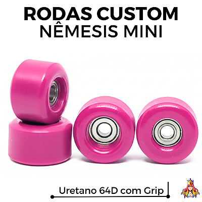 Rodas Custom Nêmesis "Mini'z" Soft Urethane 64D Pink