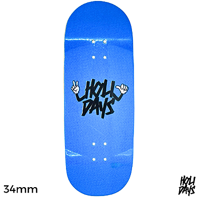 Deck Holidays 34mm - Discret Shape - Low Mold - Logo Hands Blue