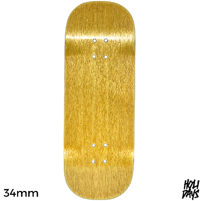 Deck Holidays 34mm - OG Shape - High Mold - Natural Woods Yellow