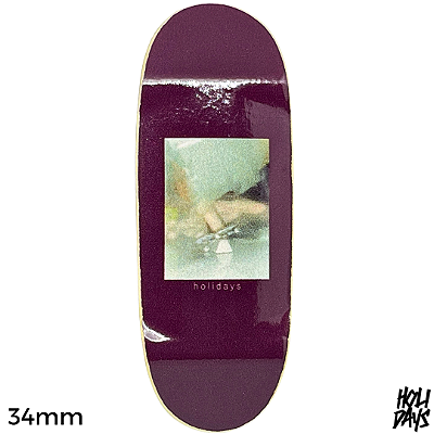 Deck Holidays 34mm - Egg Shape - Low Mold - Picture Wine