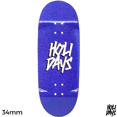Deck Holidays 34mm - Egg Shape - Low Mold - Logo Blue