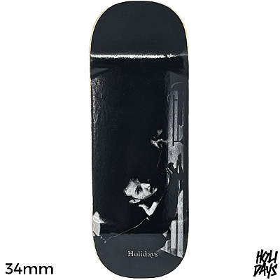 Deck Holidays 34mm - OG Shape - Low Mold - Picture Black