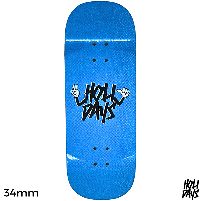 Deck Holidays 34mm - OG Shape - Low Mold - Logo Hand Blue