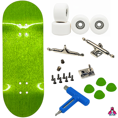Fingerboard Custom Premium Uretano - 34mm - Green