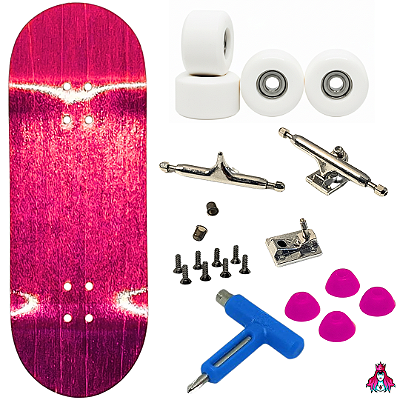 Fingerboard Custom Premium Uretano - 34mm - Pink