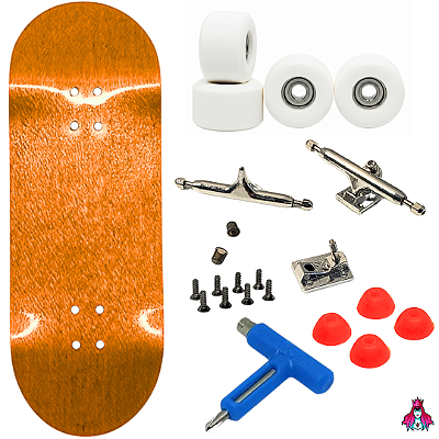 Fingerboard Custom Premium Uretano - 34mm - Orange