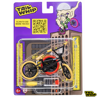Mini BMX Metal *Tail-Whip* edição collab *Finger Hustler* Original cor Black