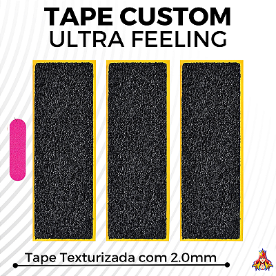 3x Tape Custom versão "Ultra Feeling" Texturizada 2.0mm
