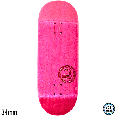 Deck WoW Color Logo - Pink - Deep - 34mm