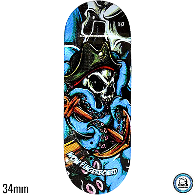 Deck WoW Graphic Series - Octopus Blue - Deep - 34mm