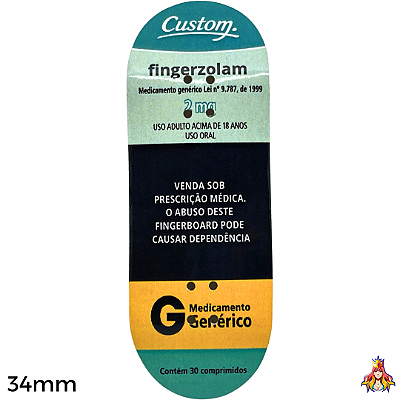 Deck Custom - Premium Series - 34mm - Fingerzolam (2026)