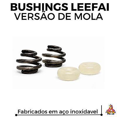 Kit Leefai Spring Bushings (Amortecedores de mola)