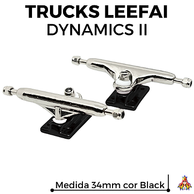 Trucks Leefai Dynamics II 34mm cor Silver & Black