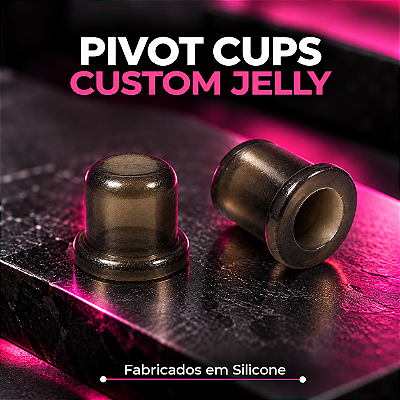Pivot Cups Custom Jelly cor Preto