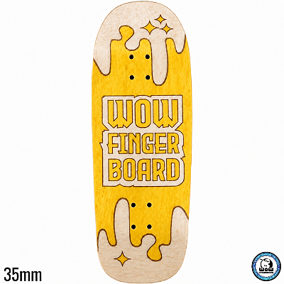Deck WoW Split Ply Series - Logo Special Edition Orange - Bowl - Deep 35mm