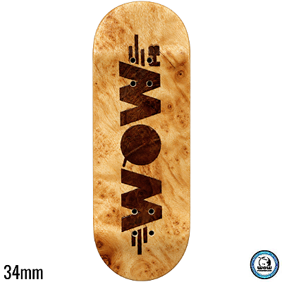 Deck WoW Split Ply Series - Logo WoW FB Brown Rádica Limited Edition - Deep - 34mm