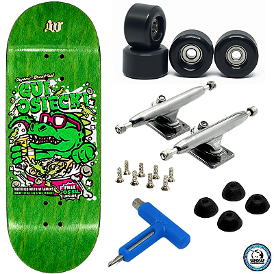Fingerboard Premium WoW 34mm - Trucks G4 - Rodas Uretano 64D com Grip