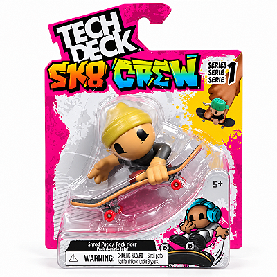 Tech Deck Sk8 Crew Series 1 com Boneco