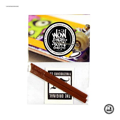 Boardrails Adesivos Wow Fingerboard - Marrom