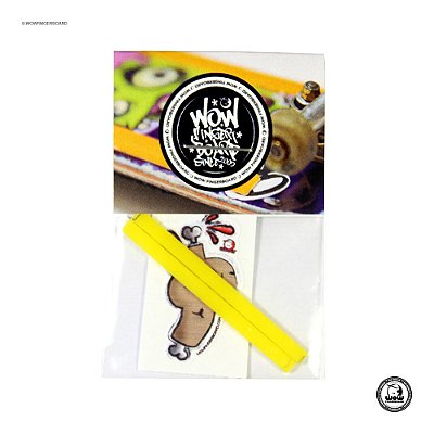 Boardrails Adesivos Wow Fingerboard - Amarelo