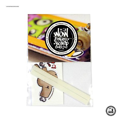 Boardrails Adesivos Wow Fingerboard - Branco