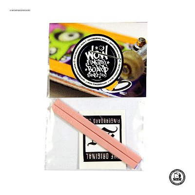 Boardrails Adesivos Wow Fingerboard - Rosa Claro