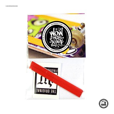 Boardrails Adesivos Wow Fingerboard - Vermelho