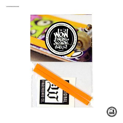 Boardrails Adesivos Wow Fingerboard - Laranja
