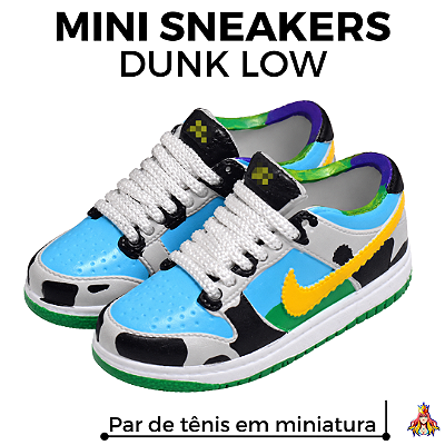 Miniatura Sneakers Tênis Dunk Low - Ben & Jerry’s “Chunky Dunky”