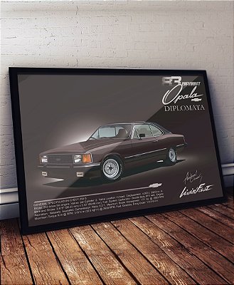 Quadro/Poster Opala Diplomata '83
