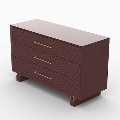 Cômoda Chelles - Terracota Acetinado - Alto Padrão Móveis.
