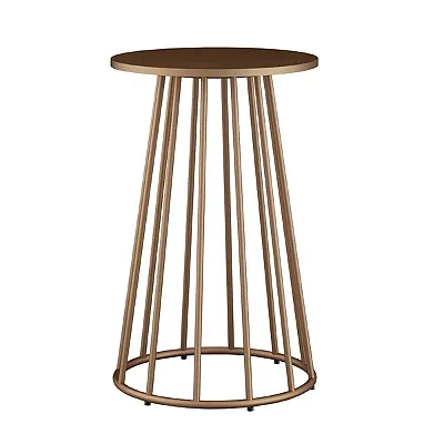 Base de Mesa em Aço Carbono - Cobre - Alto Padrão Móveis.