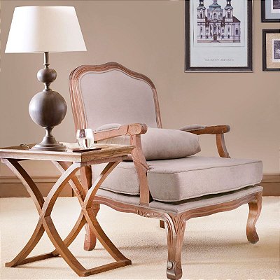 Poltrona King Imbuia Clássica - Alto Padrão Móveis.