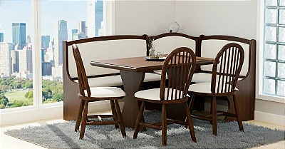 Canto Alemão Frankfurt - Cappuccino/Branco - Alto Padrão Móveis.