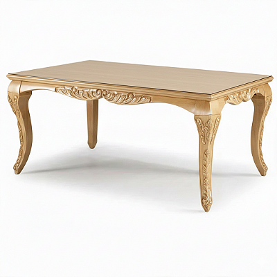 Mesa de Jantar Belle - 2,00 x 1,00 - Amêndoa - Alto Padrão Móveis.