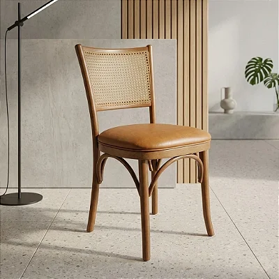 Cadeira Doha - Imbuia/Marrom - Alto Padrão.