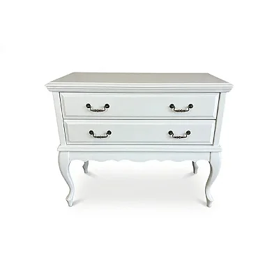 Aparador Louvre 2 Gavetas - Branco - Alto Padrão Móveis.