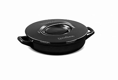 Caçarola de Cerâmica Buffet Duo+ 2,5 litros - Preta - Ceraflame.
