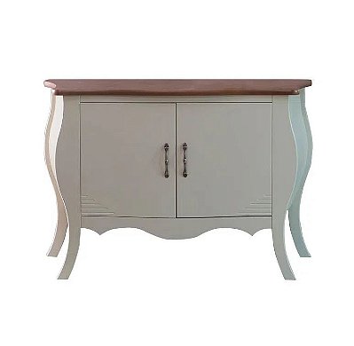 Buffet Gourmet 2 Portas - Branco/Imbuia - Alto Padrão Móveis.